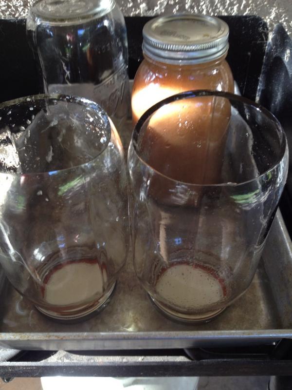 Canvolution's tweet image. RT @CITAD: Has anyone had jar bottoms blow out like this? Operator error or bad jars? #canvolution