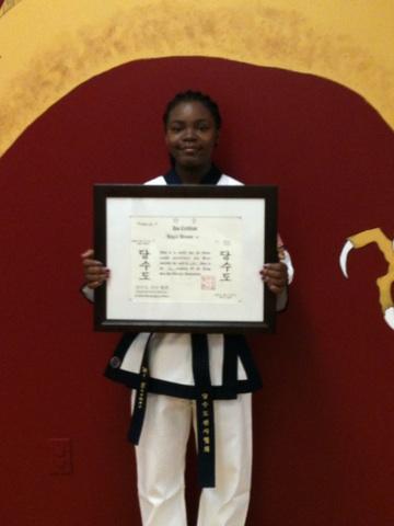 TPWSchool's tweet photo. Congratulations to Ms. Browne on her recent promotion to Cho Dan!! http://t.co/spVLiBHQ