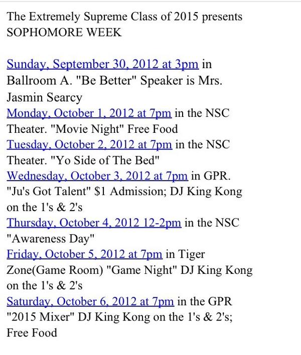 ArekiaSBennett's tweet image. "@HenryAmazin: Hey! To All Jacksonians, make sure you support #SophomoreWeek2K12 this week! 💙🐯 #TeamJSU http://t.co/xaflAs4w"