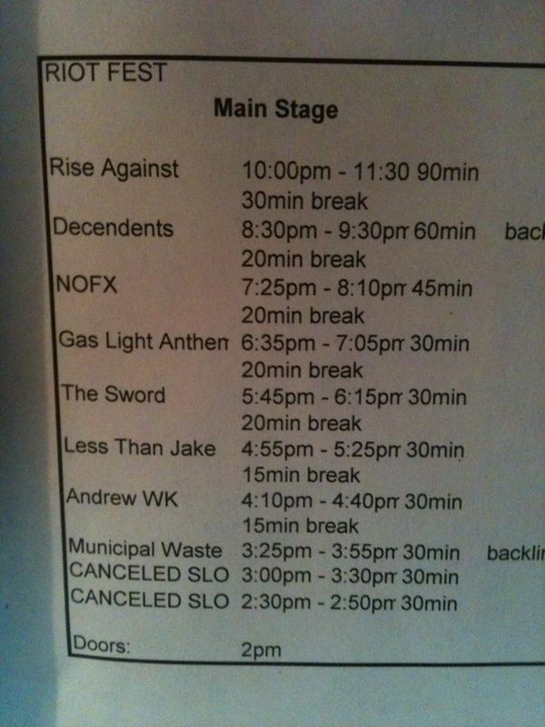 LessThanRAJ's tweet photo. musta died---playing with @descendents  @nofx @teenbottlerock   and more today in Dallas #riotfest http://t.co/xTvn2GAL