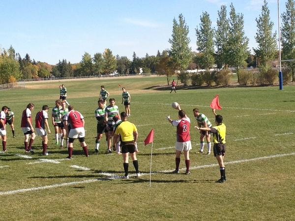 Grads vs Rogues city final just kicked off! Come down to the Regina rugby park to watch some rugby.
