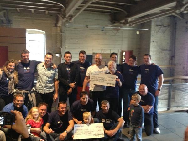 HarrisonsFund's tweet photo. Cheque handover for the @FatBoySwimEvent Raised over £21k and rising for HF!!. Awesome achievement #maketime http://t.co/F5SFt8pY