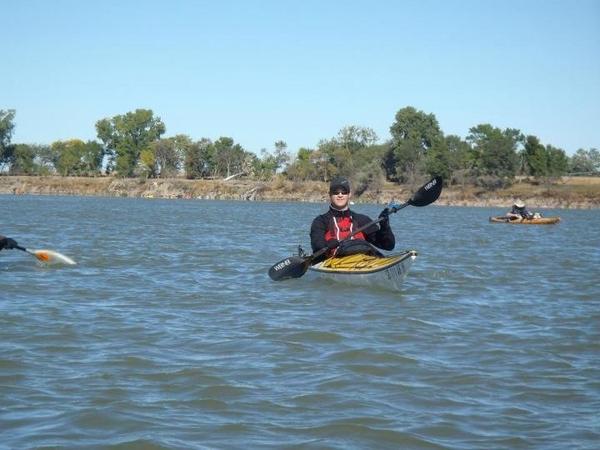 Great day paddling with some buds on the Mighty MO, near Yankton, SD.