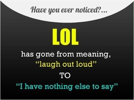 The real meaning of LOL 