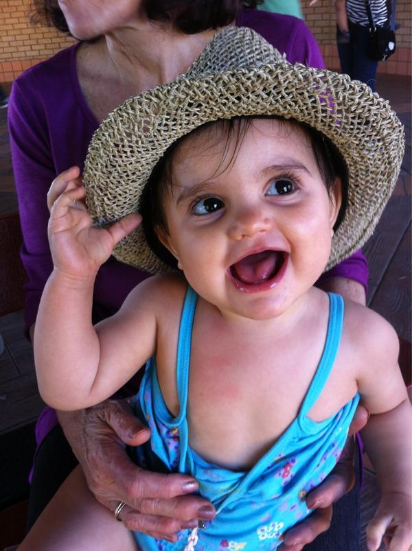 tonykarpelowsky's tweet photo. Happy birthday to our sweet little Olivia.  You are a miracle child. We love you. http://t.co/jB2LkChh