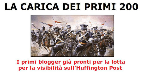 riccardopolesel's tweet image. [L&apos;Huff Post] La carica dei (primi) 200: ecco la splash page in anteprima #freeblogger #contenutigratis