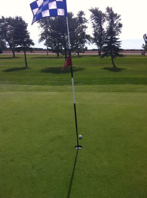 Almost an ace on 71st hole