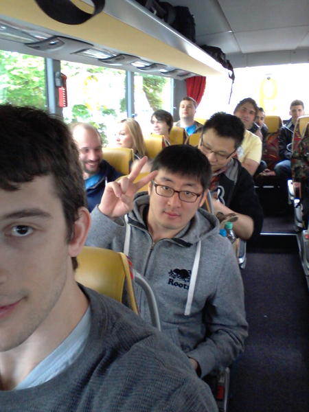 mpkonecny's tweet image. On our way to the conference hotel :)  #sourcecamp