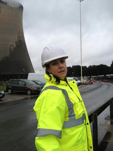 SJGTWLTD's tweet photo. Megan's first proper visit to site! http://t.co/dQtUBFU8