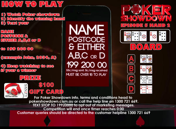 Poker Showdown tweet media