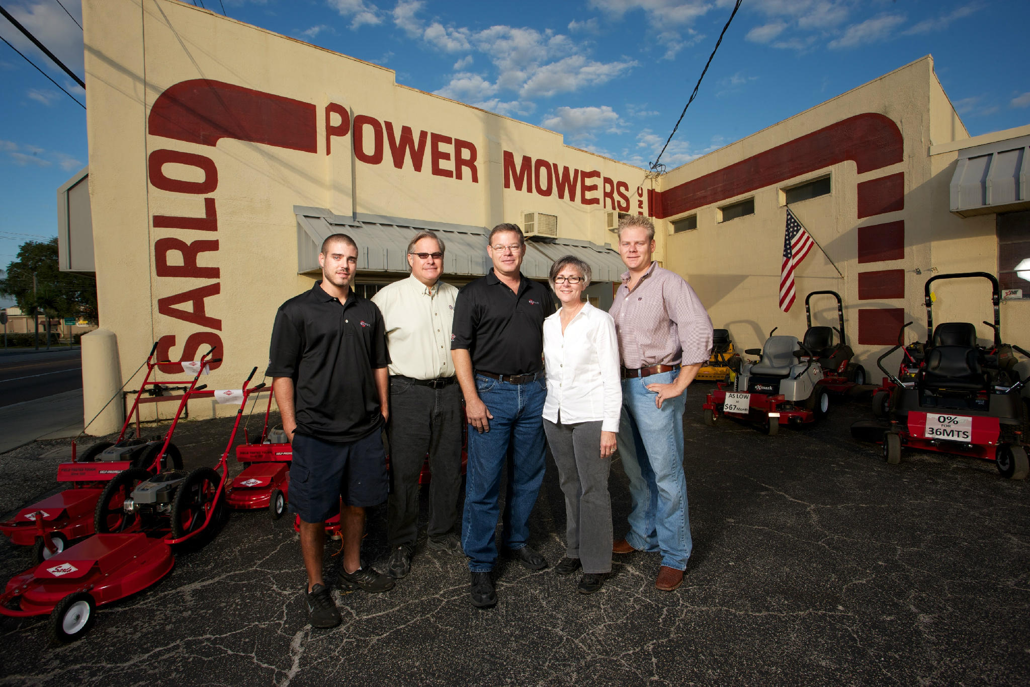 Sarlo high online wheel mower