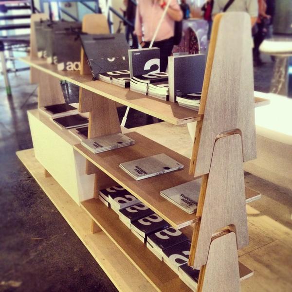 AptTherapy's tweet photo. Very cool and portable shelving unit from Agape at agapedesign.it #_designjunction http://t.co/agqTKTKu