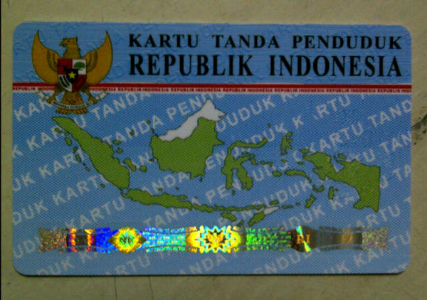 Belakang Ktp Indonesia