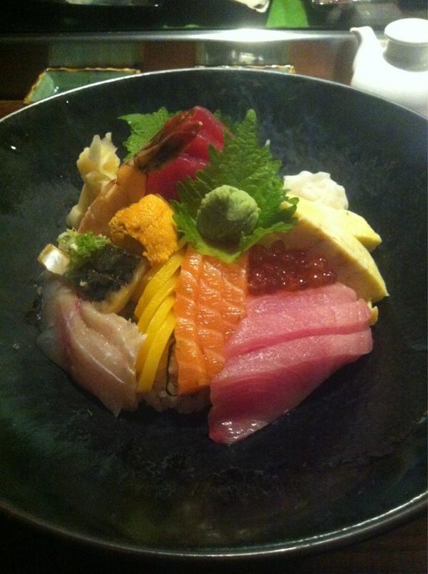 SoupNextDoor's tweet photo. Donburi @YubaNYC is amazing. #sushi #NYC http://t.co/V1wnqCBn