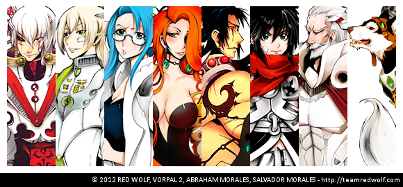 _redwolf's tweet image. Check out Vorpal 2's characters! Couple of new faces too! :)