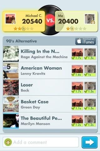 lechaz's tweet image. Fuck SongPop. If anyone can explain why I lost this round I&apos;ll eat my hat. #BadGameDesign