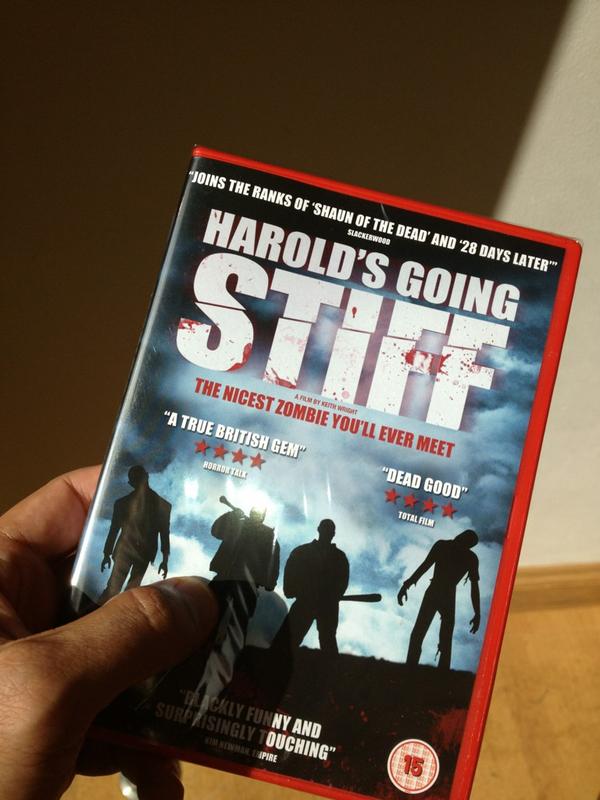 Look what just showed up #HaroldsGoingStiff