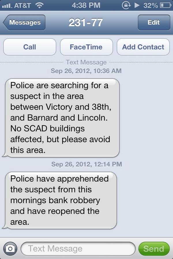 SCADProbz's tweet image. Good thing Savannah&apos;s safe and all... #SCADProbz