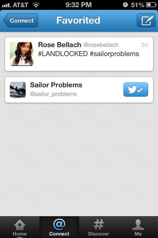 rosebellach's tweet photo. OMG @sailor_problems Favorited my tweet !! http://t.co/bQ5SLwRn
