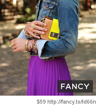 Purple Pleated Maxi Skirt fancy.to/td66n via <a href="/thefancy/">Fancy</a>