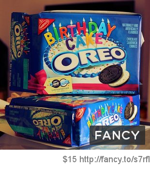 Birthday Cake Oreo Cookies fancy.to/s7rfl via <a href="/thefancy/">Fancy</a>