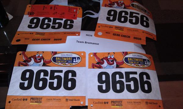 Bromance2012's tweet photo. Bibs are in! 2 days until race day and we just surpassed $3,000 for @BestBuddiesMD http://t.co/er7ViW8R