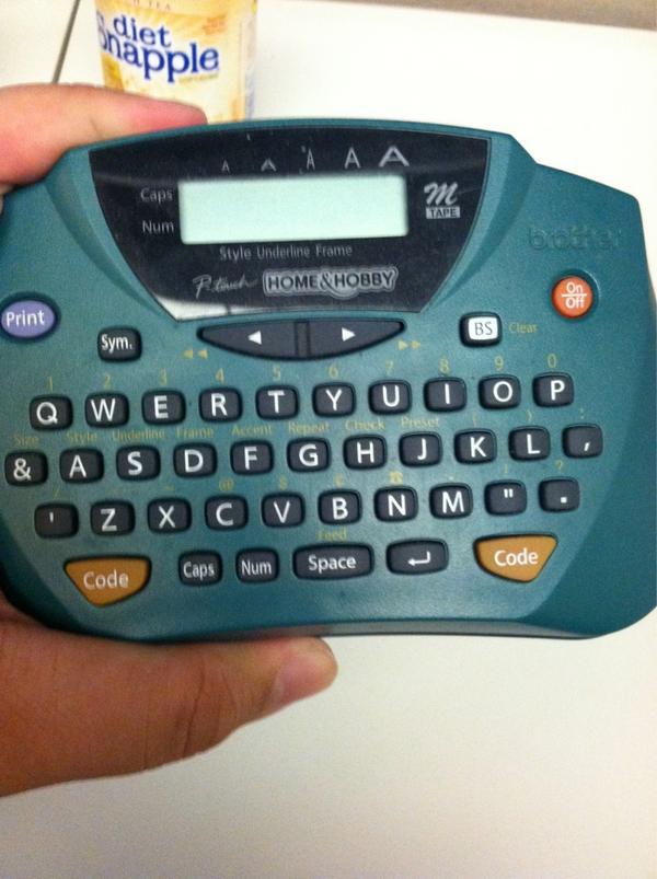 pwSociety's tweet image. Last week: making super awesome ipad app user guide that's been praised all week long. Tonight: label maker. #itsajob