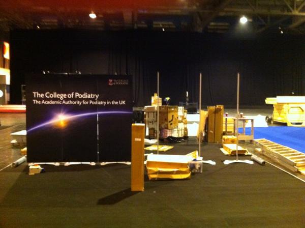 cakehunter's tweet image. Starting to build the Society Stand. #scp2012 #scpconf. Getting excited now!