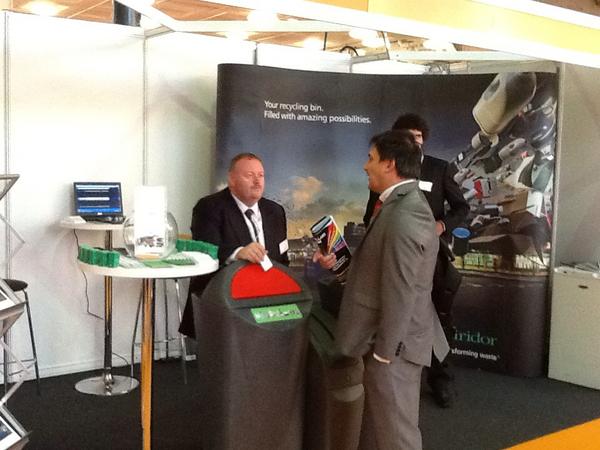 The @ViridorUK stand is ready for business @theFMEvent #transformingwaste #FMEvent12