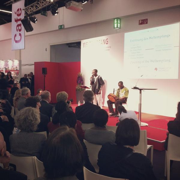 Weltempfag inauguration!! Thanks to the German Foreign Office for this great opportunity! #fbm2012