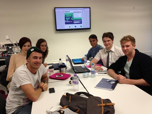 GettusThings's tweet photo. We're growing! Here are the newest members we welcomed to the team today. Kicked off 1st new project too. http://t.co/giioFj1c