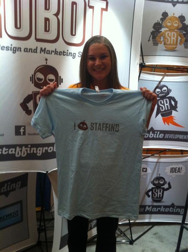 TextEmAll's tweet image. Lindsay making the rounds at StaffingWorld RT @staffingrobot: @CallEmAll &amp;lt;3&apos;s Staffing! #staffingrobot  #staffingworld