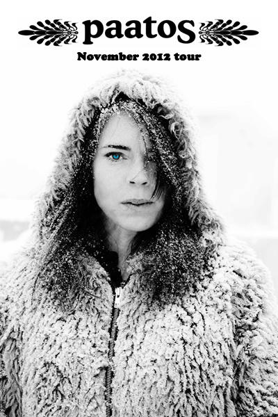 Go to paatos.com to buy your tickets to see the band live in November. 10 shows, 4 countries, 3 bands.