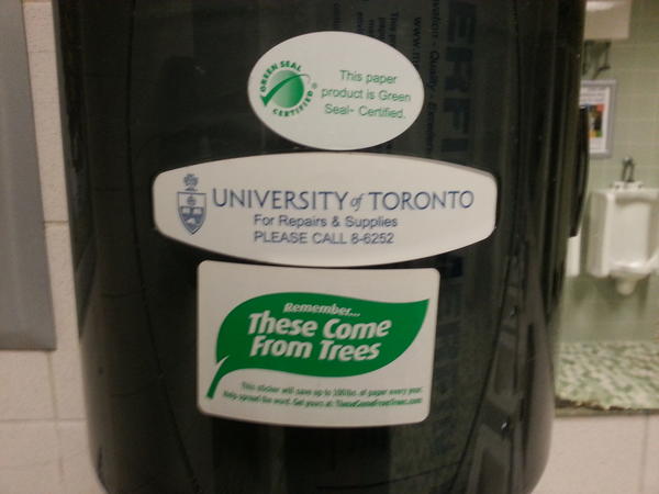 SEAUofT's tweet image. Remember. These come from trees. #uoft#toronto#sustainability