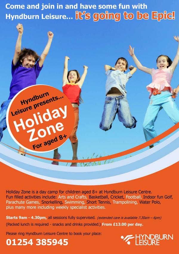 October Holiday Zone for children age 8-12    <a href="/Hyndburnleisure/">Hyndburn Leisure</a> centre Learn new sports,make new friends.#keepkidsactive