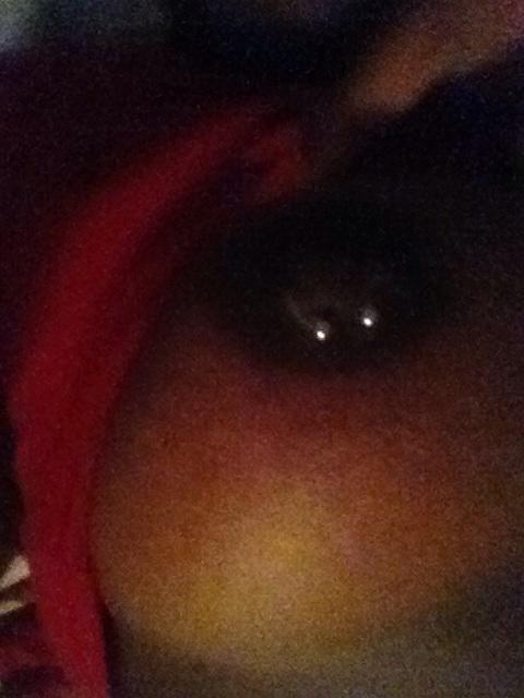 Choc0lateBunny's tweet photo. Peek ah boo lml http://t.co/WS8HJCI3