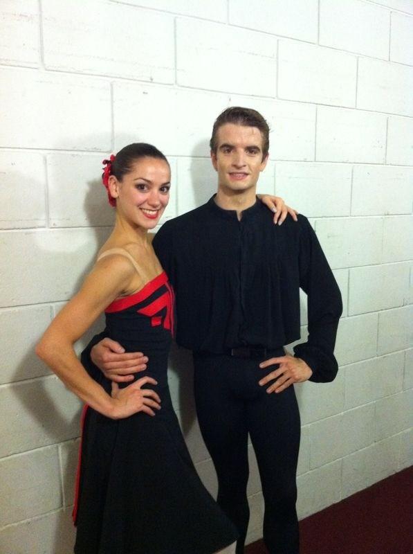 First show done! Felt good dancing on a big stage! @scottishballet #SBautumnseason @edtheatres a pic with my partner