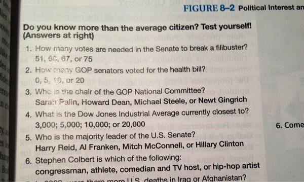 roastinsmorrows's tweet image. @StephenAtHome you are a question in my government textbook! #questionsix