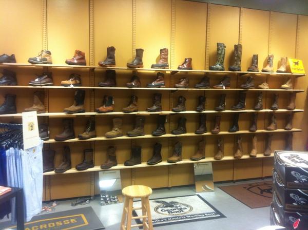 DallasWayneBoot's tweet image. New men's boot wall!