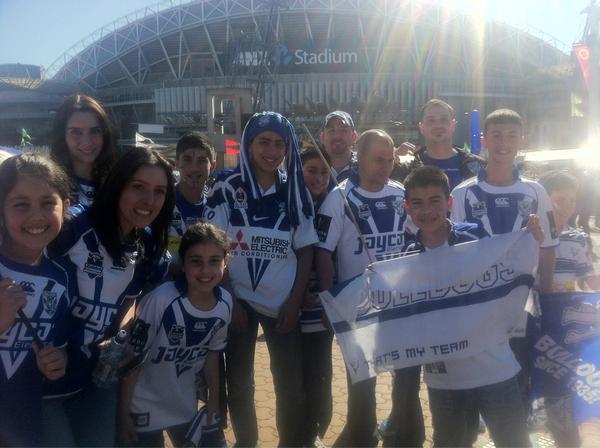 #doggies fans at #anzstadium for the #NRLGF2012 #godoggies