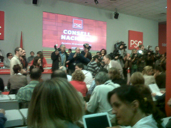 A punt x començar #ConsellNacionalPSC .
