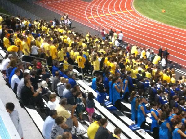 Titan Terror showed the luv &amp; support @ CB South football game! #LIVESTRONGDay