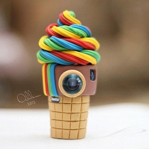 RT als je wel zo’n camera in vorm van een ijsje wilt hebben! #FoodFromHeaven