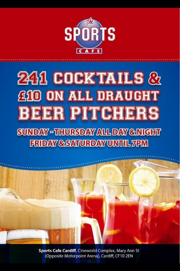 Sports Cafe Cardiff tweet media