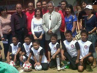 Peresmian <a href="/SSBBaliDevata/">SSB Bali Devata</a> oleh Ketua Umum PSSI,  Prof. Djohar Arifin Husin di Stadion Ngurah Rai, Denpasar