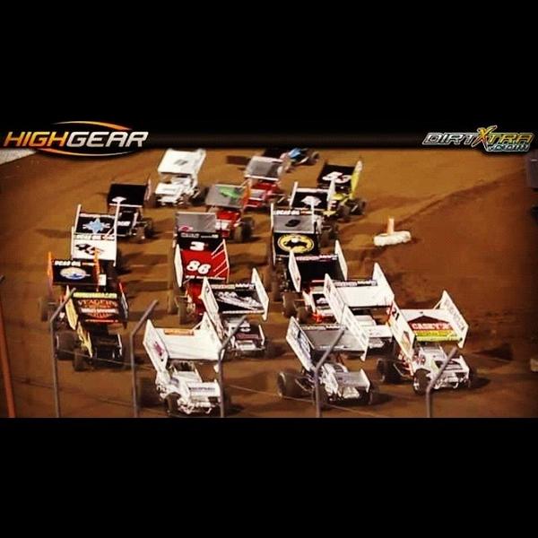 Friday nights 3 abreast formation for the A feature!