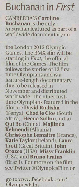 Plenty of excitement building for the release of #FIRST - The Official Film of the 2012 London Olympics <a href="/OlympicsFilm/">FIRST</a>