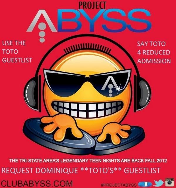 DominiqueToto's tweet image. PARTY HARD OR GO HOME. #PROJECTABYSS #OCT7