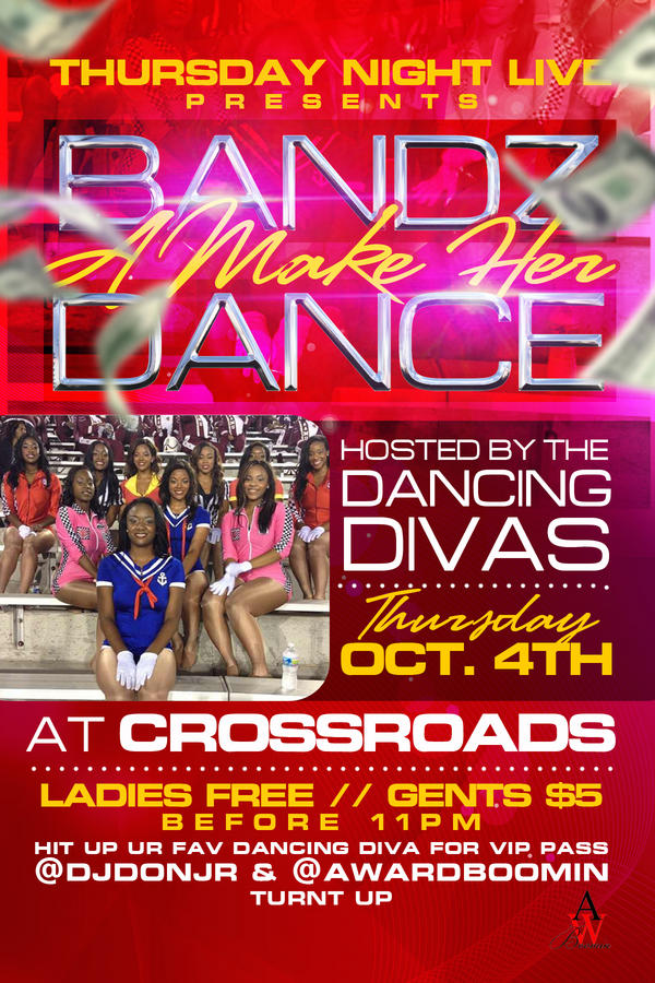 DJViTo_'s tweet image. "@AAMUFollowTrain: Thursday #DancingDivas host BANDZ A MAKE HER DANCE @XRoadsHsv . Ladies #Free &amp;amp; Fellas $5 b4 11pm http://t.co/yhSAg5tg"