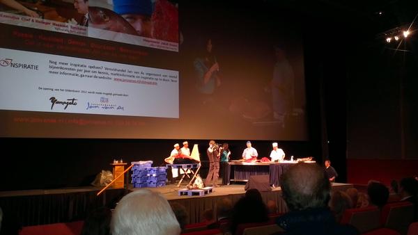 JanMarcM's tweet image. Gearriveerd op het #gildenevent12, masterclass tonijn, prachtig!